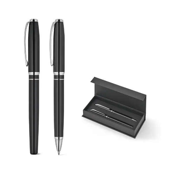 kit de canetas personalizadas premium 1 esfero e 1 roller